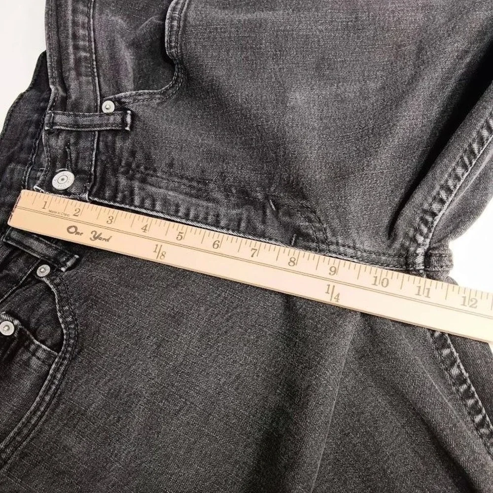 Levi's 514 Jeans Mens 34x32 Black Straight Leg Denim Stretch Classic‎ 99% Cotton